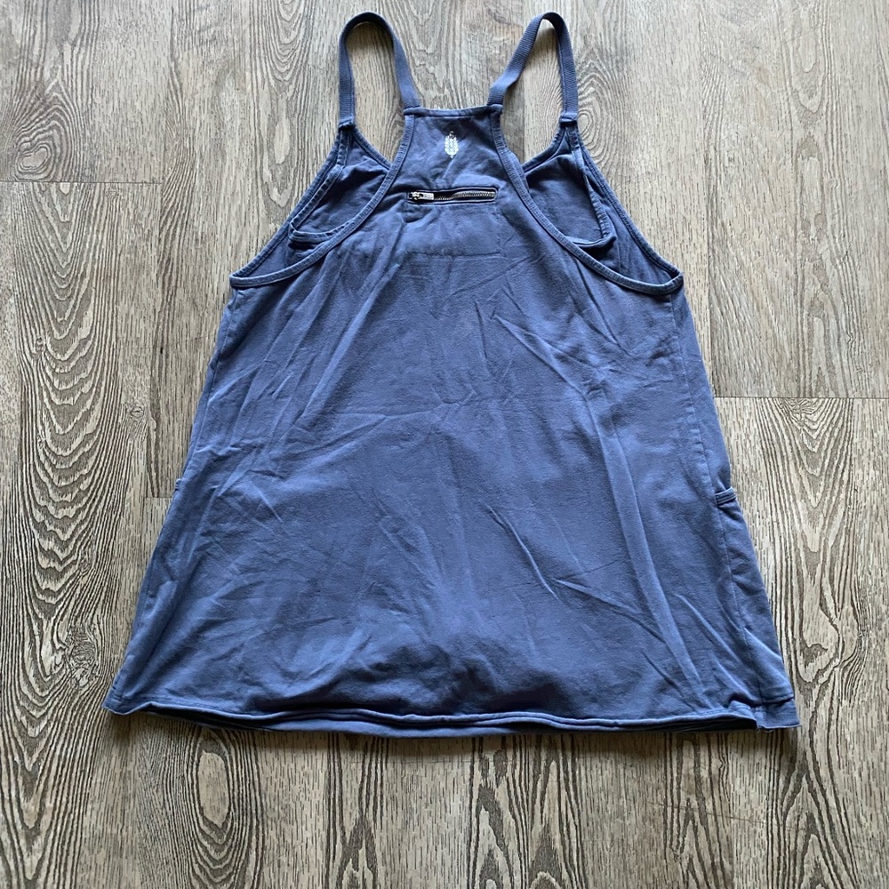 Free People Hot Shot Mini Dress in Indigo - Picture 6 of 11